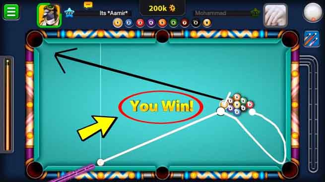 Win Game of 8 Ball Win Game of 8 Ball